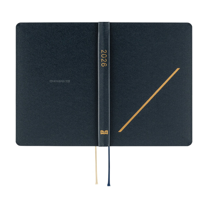 Hobonichi Techo 2026 A6 HON Planner | Slash Navy | English