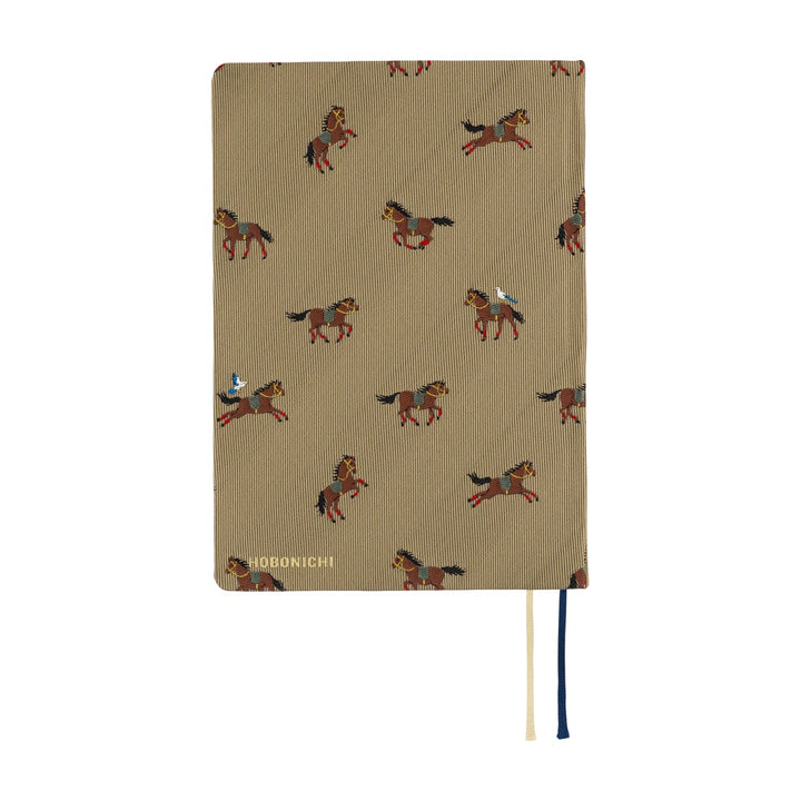 Hobonichi Techo 2026 A6 HON Planner | Bow & Tie: Galloping Horses | English