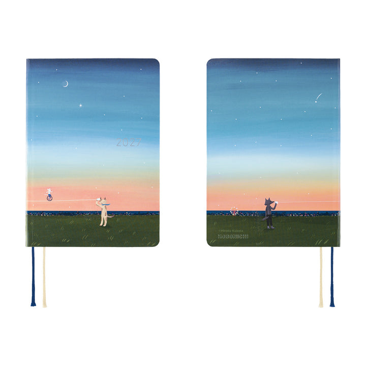 Hobonichi Techo 2027 A6 HON Planner | Hiroko Kubota: String Telephone Until the Moon is Full | English