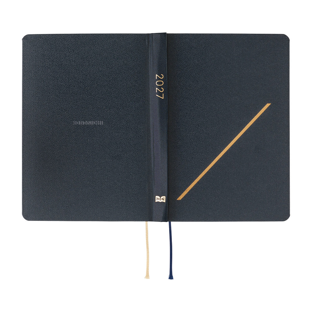 Hobonichi Techo 2027 A6 HON Planner | Slash Navy | English