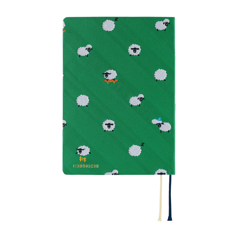 Hobonichi Techo 2027 A6 HON Planner | Bow & Tie: Sheep Sheep Sheep | English