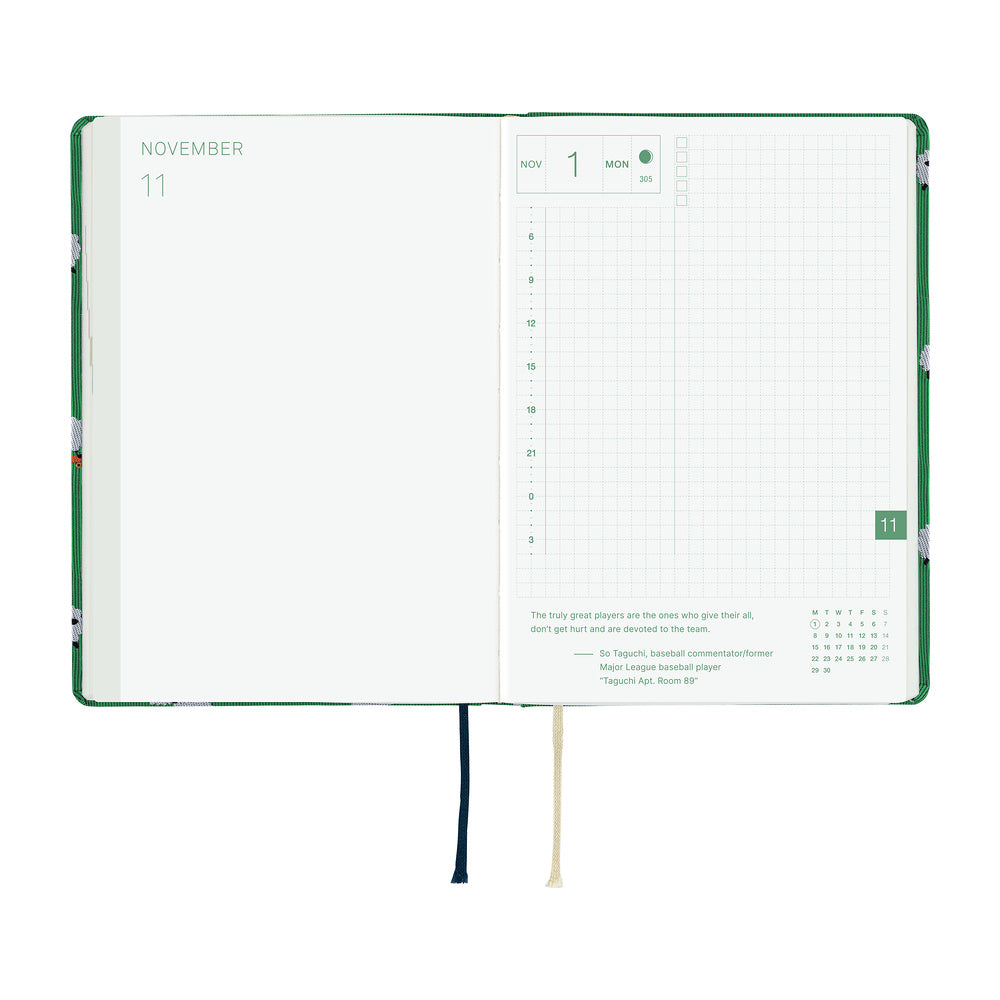 Hobonichi Techo 2027 A6 HON Planner | Bow & Tie: Sheep Sheep Sheep | English