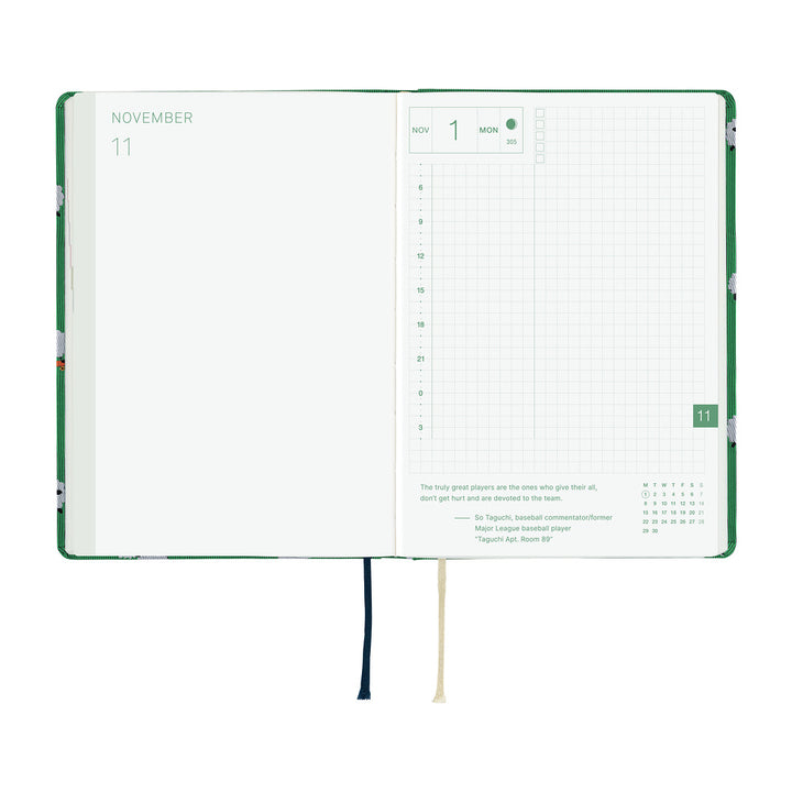 Hobonichi Techo 2027 A6 HON Planner | Bow & Tie: Sheep Sheep Sheep | English
