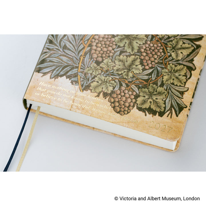 Hobonichi Techo 2027 A6 HON Planner | V&A Series: Vine | English