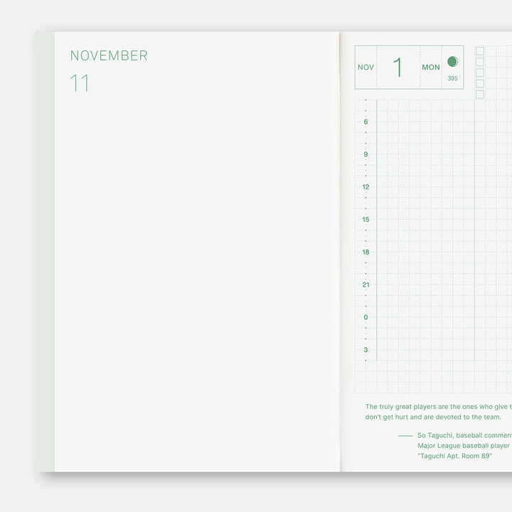 Hobonichi Techo 2027 A6 Original Planner | Book Only | English