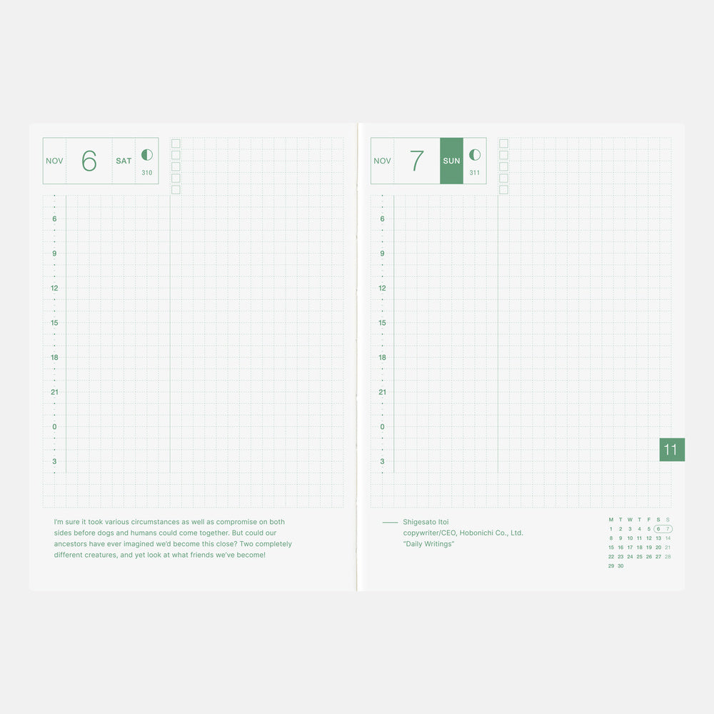Hobonichi Techo 2027 A6 Original Planner | Book Only | English