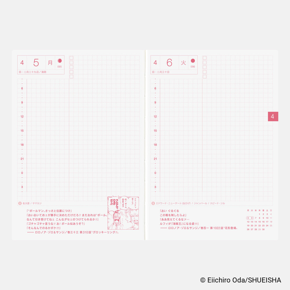 Hobonichi Techo 2027 A6 Planner | One Piece Edition | Book Only | Japanese (Copy)