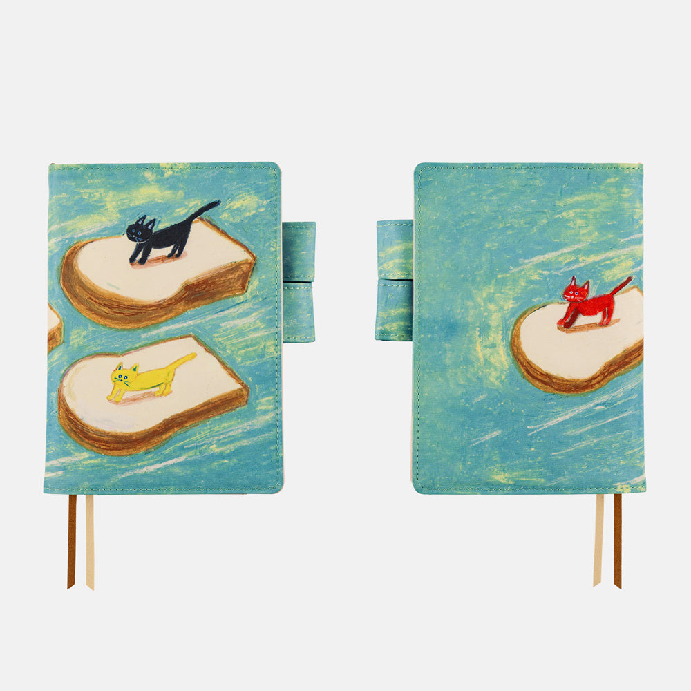 Hobonichi Techo A6 Original Cover | Keiko Shibata: Bread Floating in the Wind