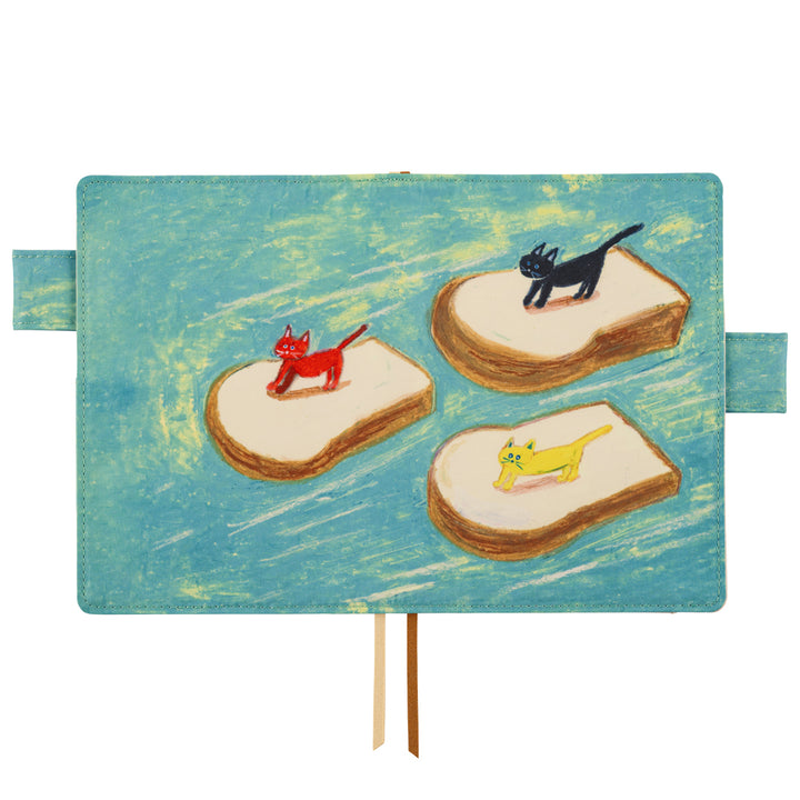 Hobonichi Techo A6 Original Cover | Keiko Shibata: Bread Floating in the Wind