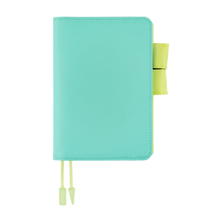Hobonichi Techo A6 Original Cover with Planner | Colors: Aqua Lime | English Mon Start