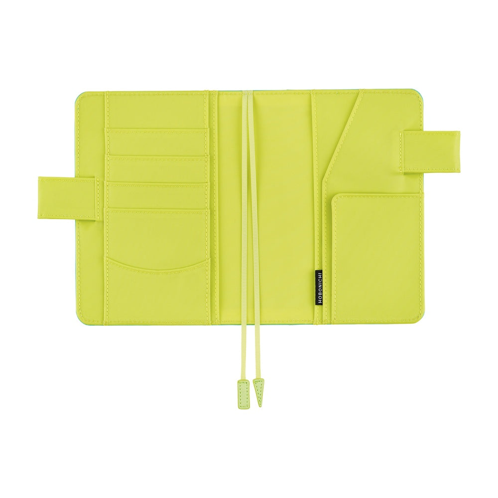 Hobonichi Techo A6 Original Cover with Planner | Colors: Aqua Lime | English Mon Start