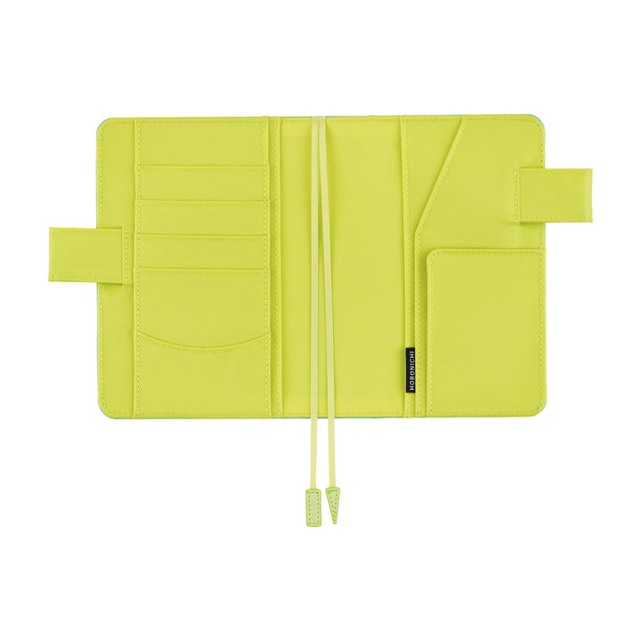 Hobonichi Techo A6 Original Cover with Planner | Colors: Aqua Lime | English Mon Start