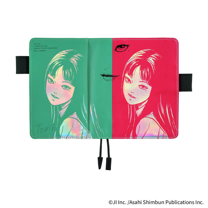 Hobonichi Techo A6 Original Cover with Spring Planner | Junji Ito: Tomie - Knowing Smile | Japanese April Start