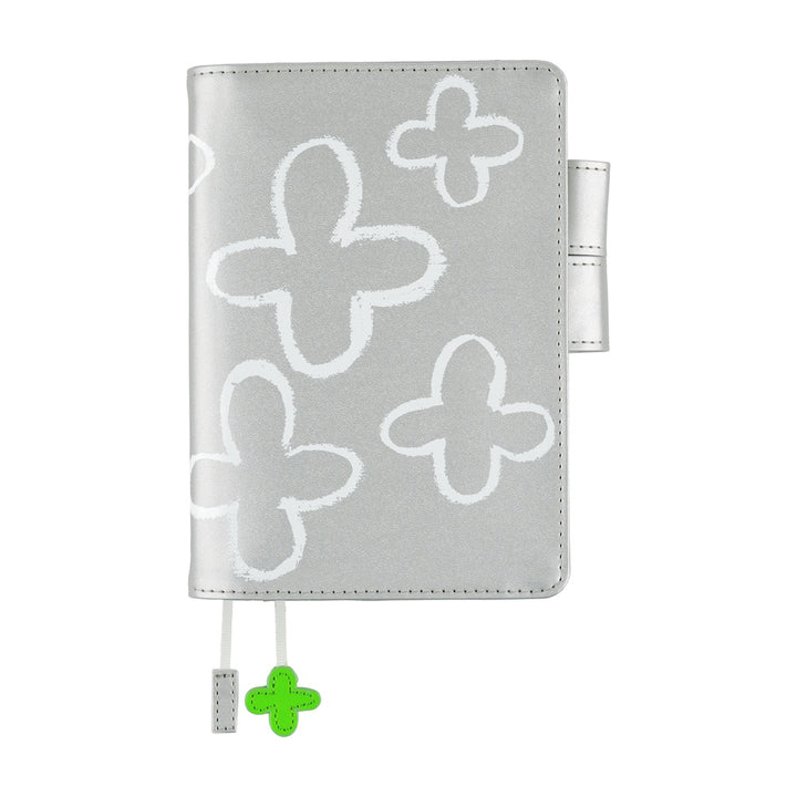 Hobonichi Techo A6 Original Cover with Spring Planner | Makoto Matsubayashi: Silver Flowers | Japanese April Start