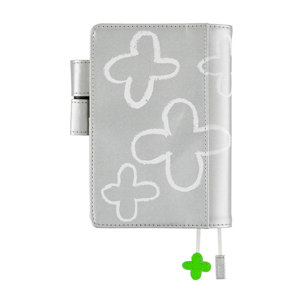 Hobonichi Techo A6 Original Cover with Spring Planner | Makoto Matsubayashi: Silver Flowers | Japanese April Start