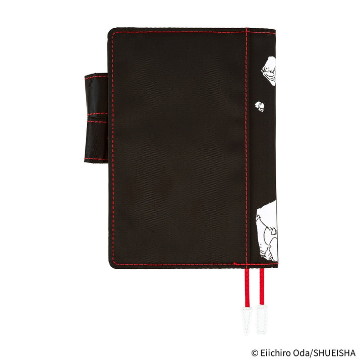 Hobonichi Techo A6 Original Cover with Planner | ONE PIECE magazine: Straw Hat Luffy (Black) | English Mon Start