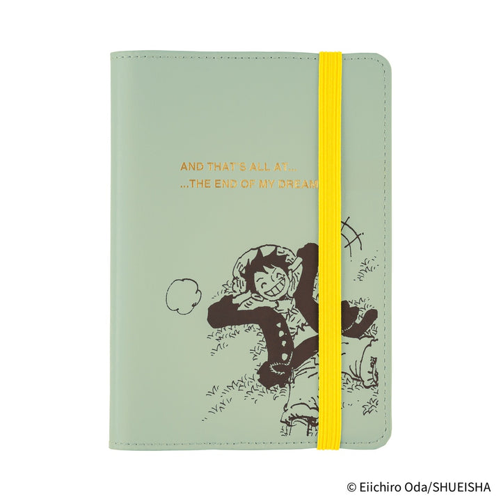 Hobonichi Techo A6 Original Cover with Planner | ONE PIECE magazine: End of Luffy’s Dream (Mint Green) | English Mon Start