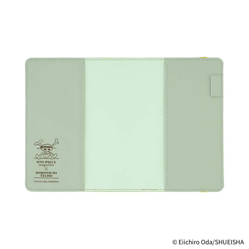 Hobonichi Techo A6 Original Cover with Planner | ONE PIECE magazine: End of Luffy’s Dream (Mint Green) | English Mon Start