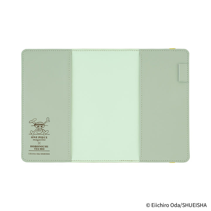 Hobonichi Techo A6 Original Cover with Planner | ONE PIECE magazine: End of Luffy’s Dream (Mint Green) | English Mon Start