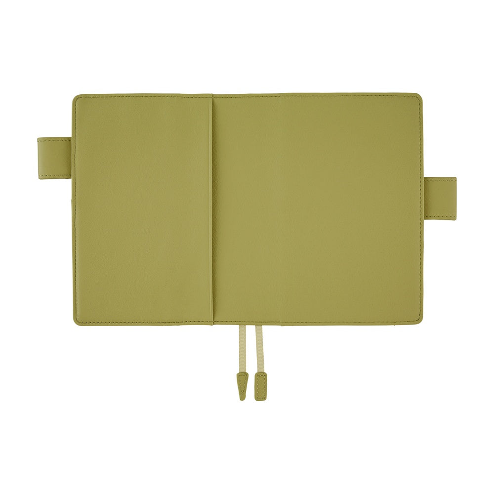 Hobonichi Techo A6 Original Cover with Planner | Leather: Sage Green | English Mon Start