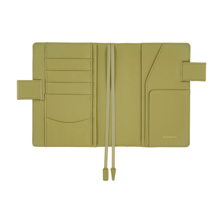 Hobonichi Techo A6 Original Cover with Planner | Leather: Sage Green | English Mon Start