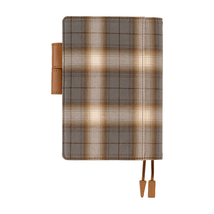 Hobonichi Techo A6 Original Cover with Planner | Shirt Fabric: Foggy Plaid | English Mon Start