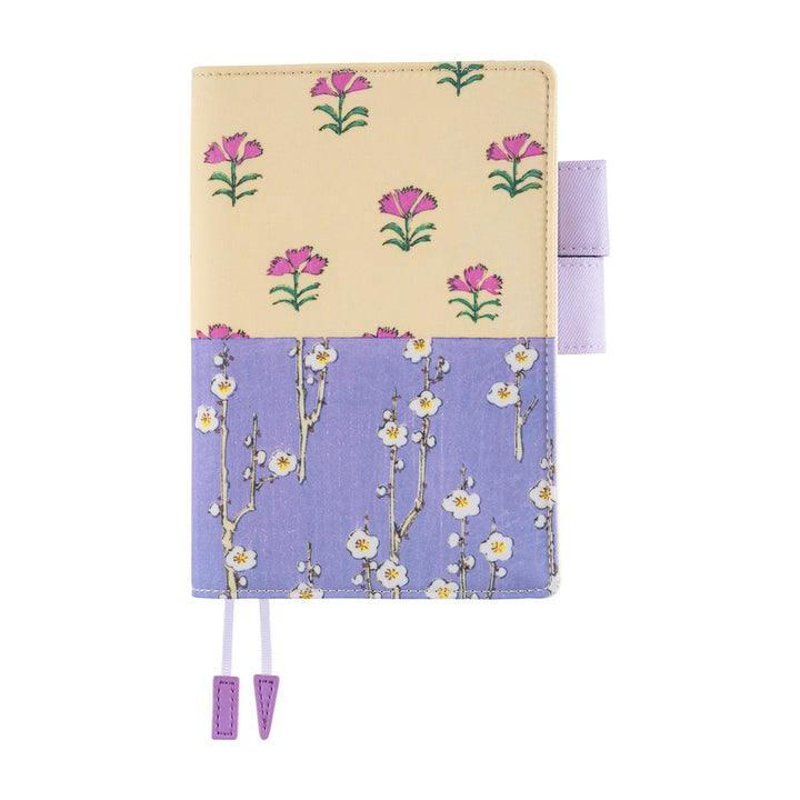 Hobonichi Techo A6 Original Cover with Spring Planner | Unsodo: Bijutsukai (Plum and Dianthus) | Japanese April Start