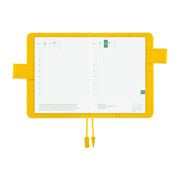 Hobonichi Techo A6 Original Cover | Colors: Fresh Citron