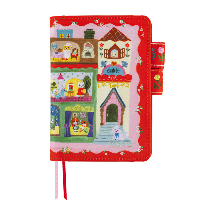 Hobonichi Techo A6 Original Cover | Yumi Kitagishi: White Cat House