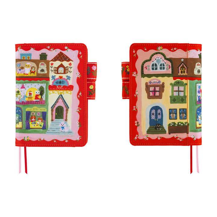 Hobonichi Techo A6 Original Cover | Yumi Kitagishi: White Cat House