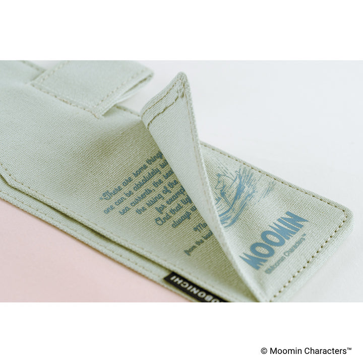Hobonichi Techo A6 Original Cover | Moomin: My Yard (Pale Mint)