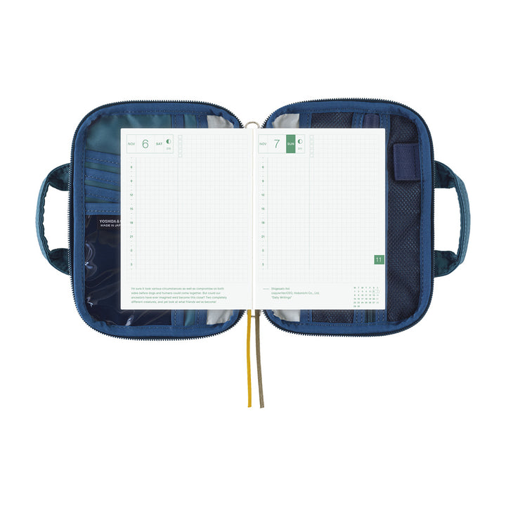 Hobonichi Techo A6 Original Cover | POTR: Stride (Peacock Blue)