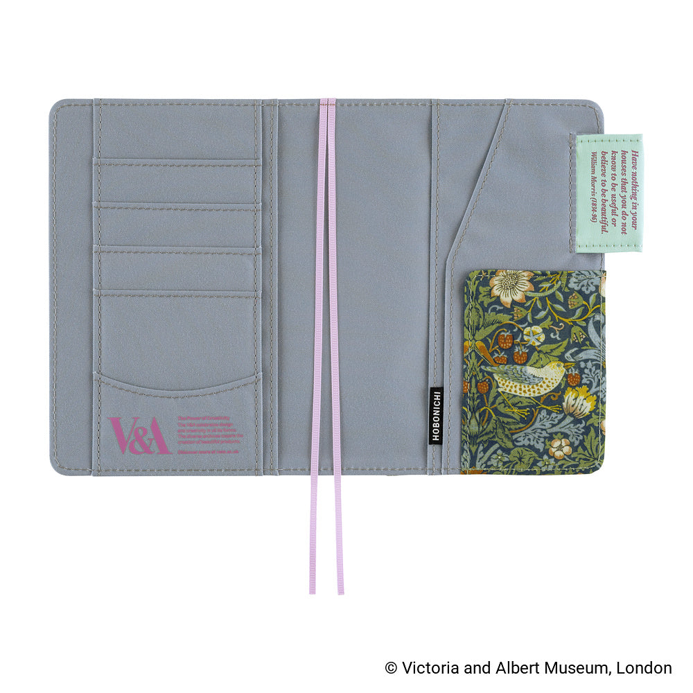Hobonichi Techo A6 Original Cover | V&A Series: Strawberry Thief