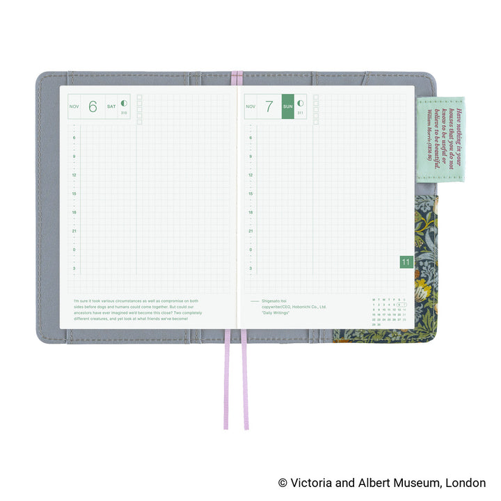 Hobonichi Techo A6 Original Cover | V&A Series: Strawberry Thief