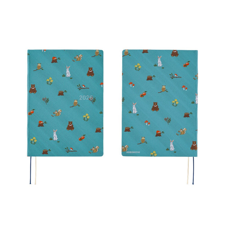 Hobonichi Techo 2026 A5 HON Planner | Bow & Tie: In the Forest | English