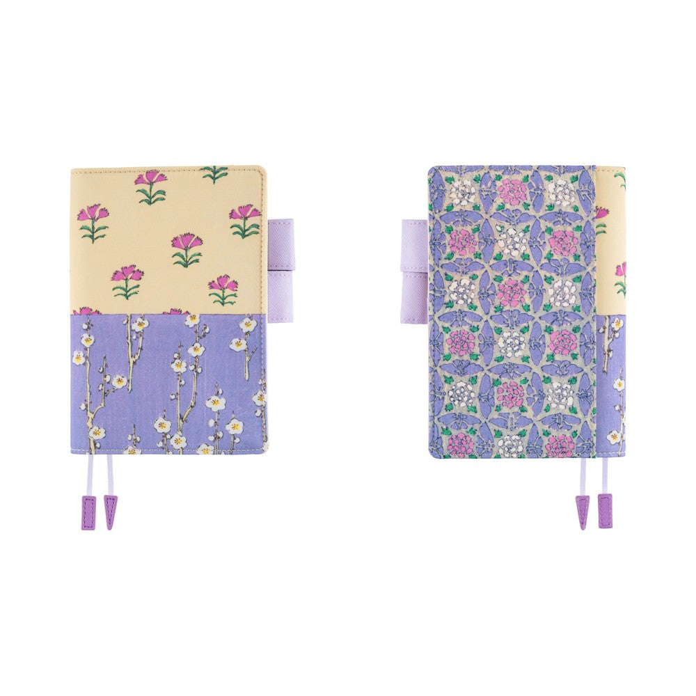 Hobonichi Techo A6 Original Cover with Spring Planner | Unsodo: Bijutsukai (Plum and Dianthus) | Japanese April Start