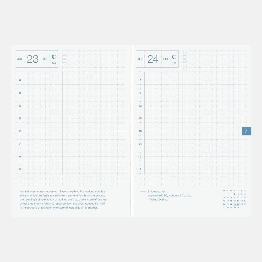 Hobonichi Techo 2026 A6 Original Planner | Book Only | English