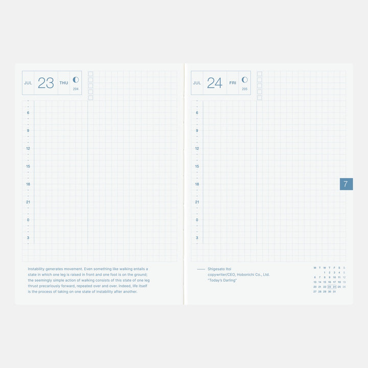 Hobonichi Techo 2026 A6 Original Planner | Book Only | English