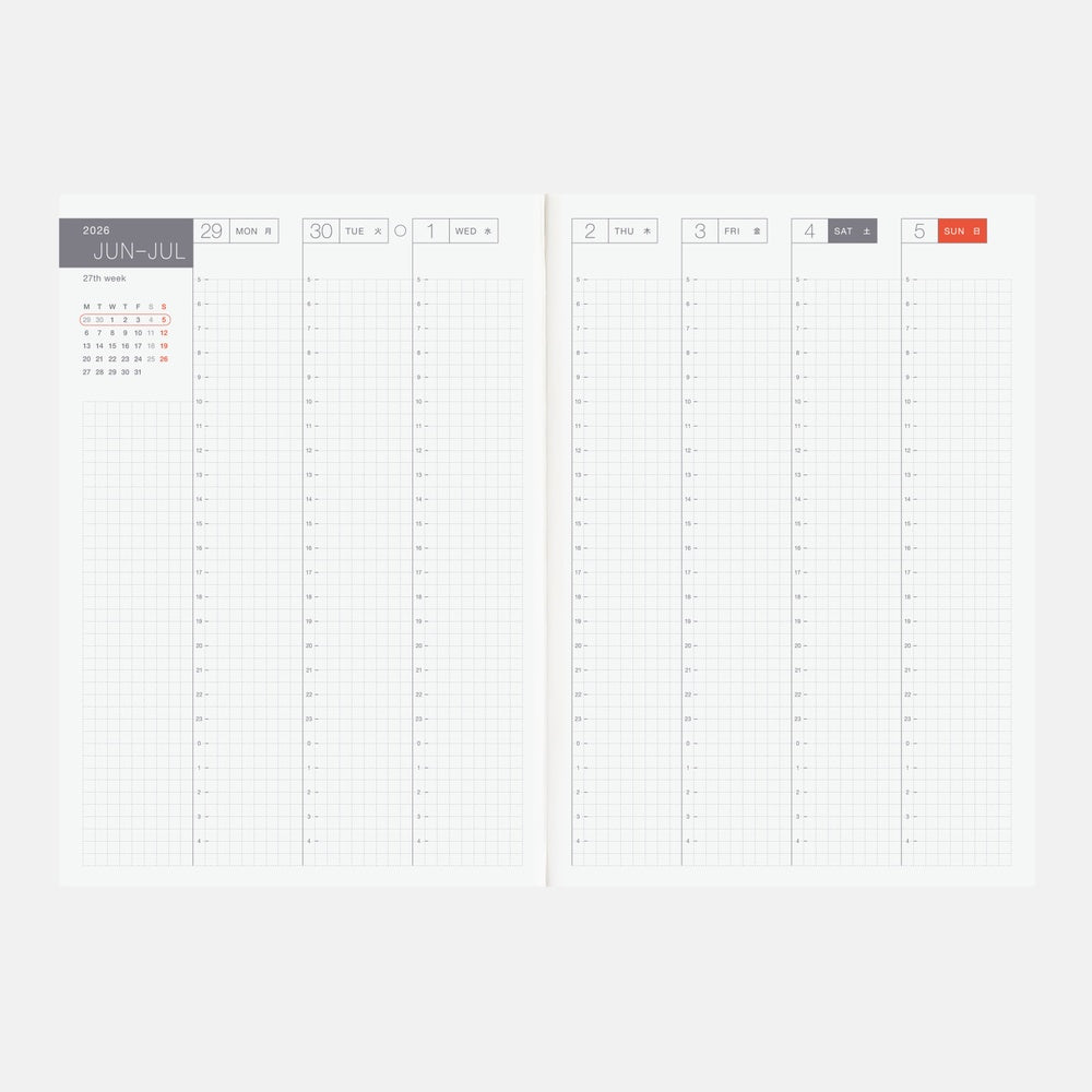 Hobonichi Techo 2026 A5 Cousin Planner | Book Only | English