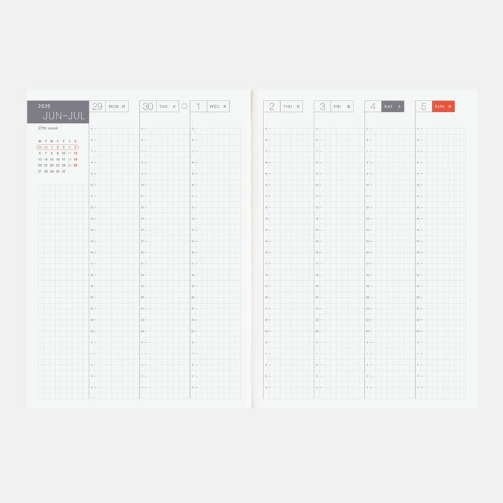 Hobonichi Techo 2026 A5 Cousin Planner | Book Only | English
