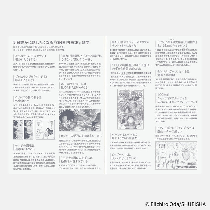 Hobonichi Techo 2026 A6 Planner | One Piece Edition | Book Only | Japanese