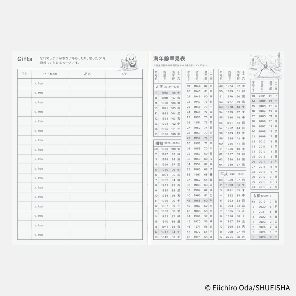 Hobonichi Techo 2026 A6 Planner | One Piece Edition | Book Only | Japanese