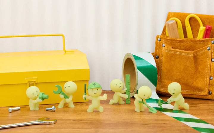 SMISKI Construction Series | Glow-in-the-Dark Figurines
