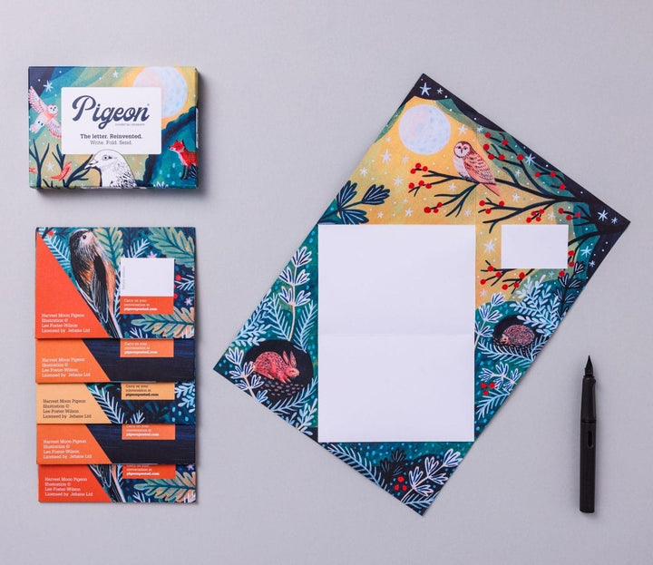 Harvest Moon Pigeons Folded Origami Lettering Set