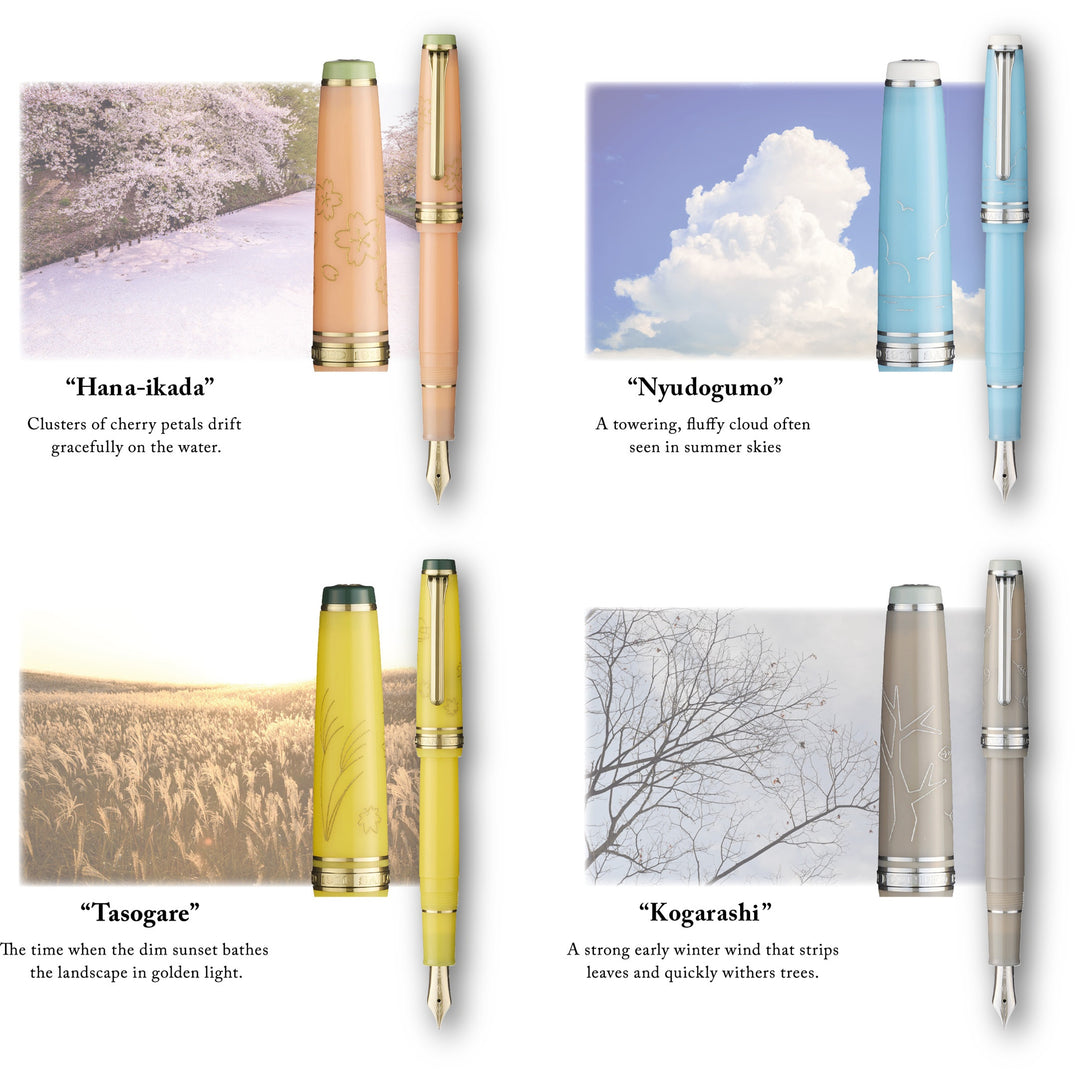 Pro Gear Slim Fountain Pen | Japanese Scenery | Nyudogumo | Limited Edition