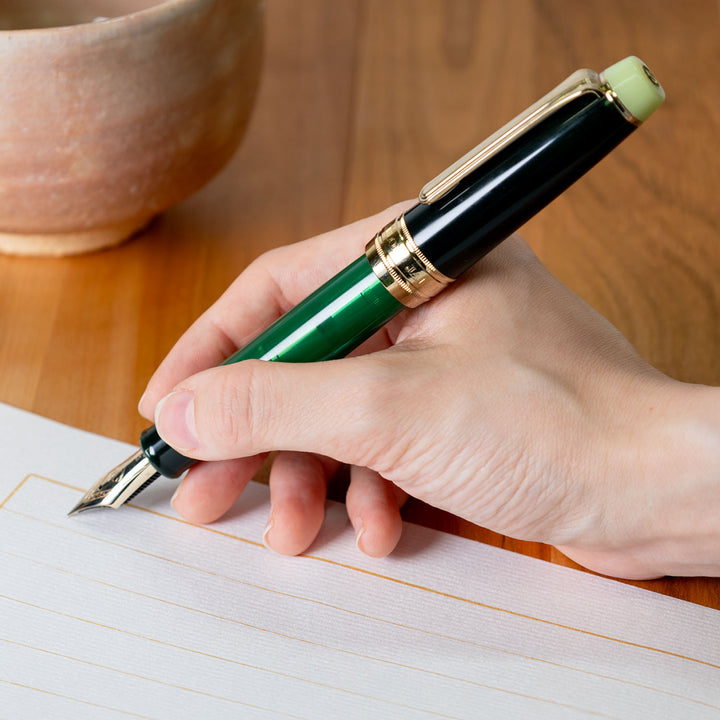 King of Pens Fountain Pen | Tea Time | Japanese Tea Ceremony Matcha | Limited Edition