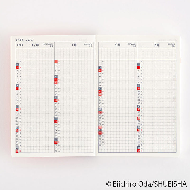 Hobonichi Techo 2024 A6 Planner | One Piece Edition | Book Only | Japanese *