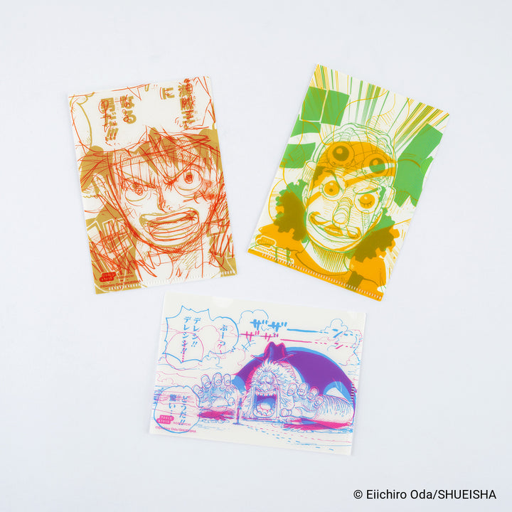 ONE PIECE magazine: Hobonichi Clear Folder Set of 3 for A6 Size