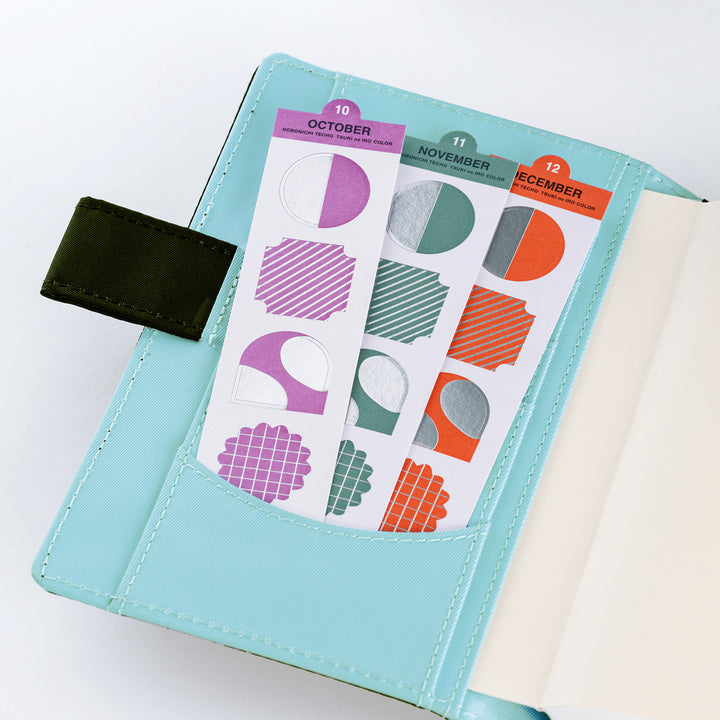TSUKI no IRO: Bookmark-Style Foil-Pressed Stickers