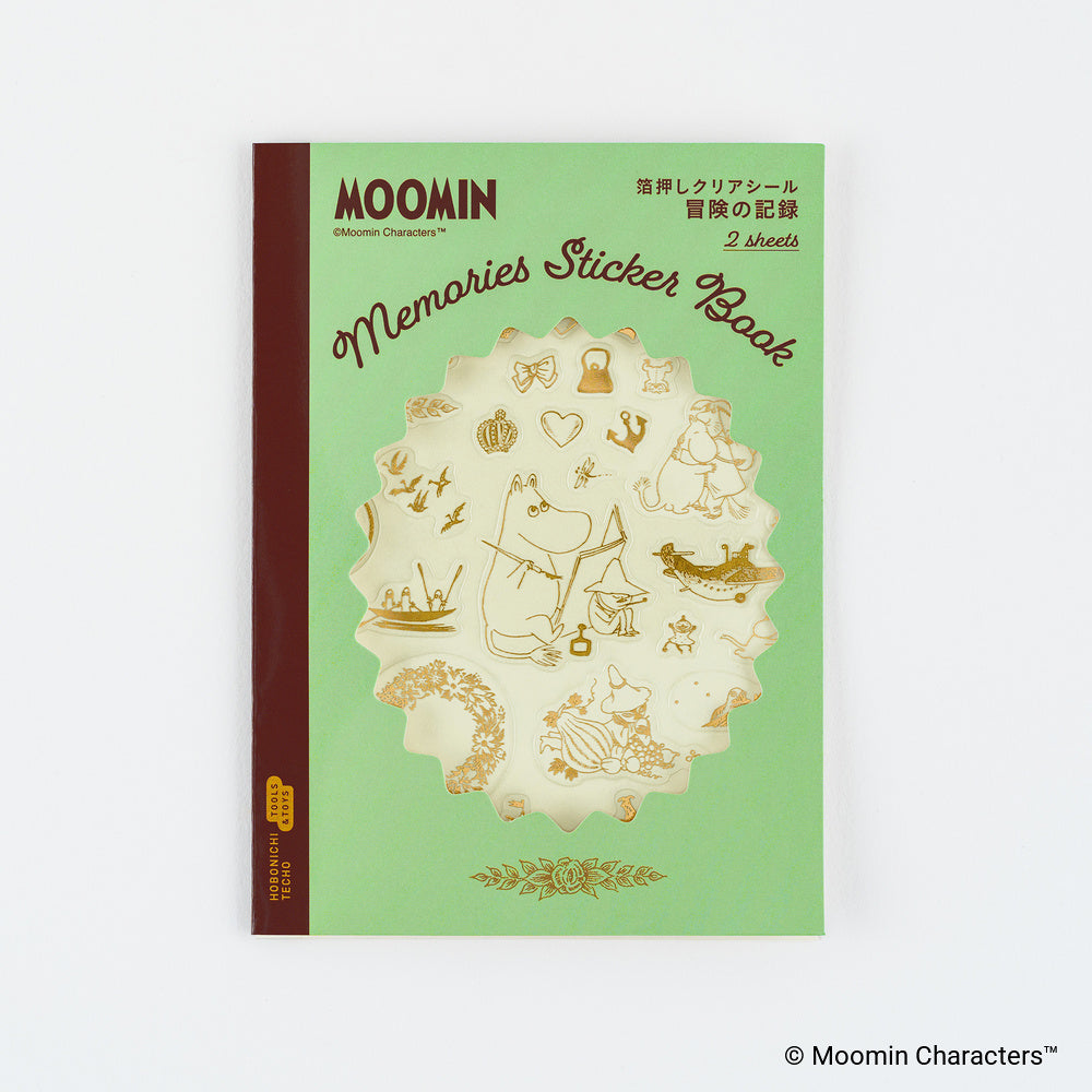 Moomin: Adventure Log Foil-Stamped Clear Stickers